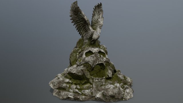 skull gate Modelo 3D .c4d .max .obj .3ds .fbx .stl .blend