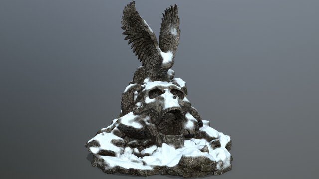 skull gate 3D 모델 .c4d .max .obj .3ds .fbx .stl .blend 