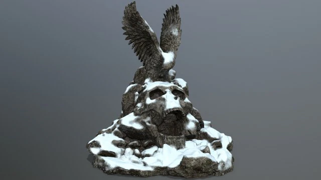 skull gate 3D Model .c4d .max .obj .3ds .fbx .stl .blend 