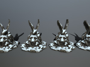 skull gate 3D 모델