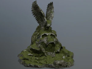 porta del teschio Modello 3D