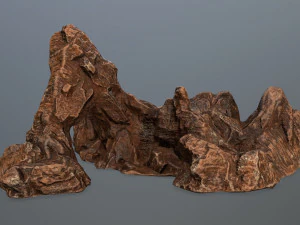 porta di roccia Modello 3D