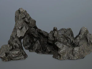 porta di roccia Modello 3D