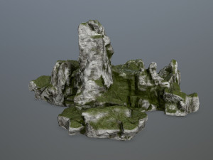 rock gate Model 3D