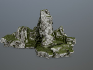 rock gate Model 3D
