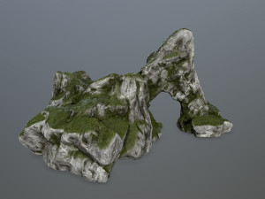 rock gate Model 3D