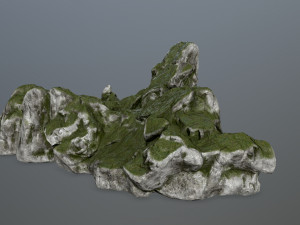 rock gate Model 3D
