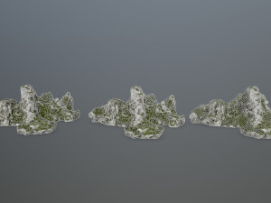 rock gate Model 3D