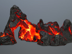 rock gate 3D Model