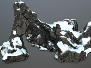 rock gate Modello 3D