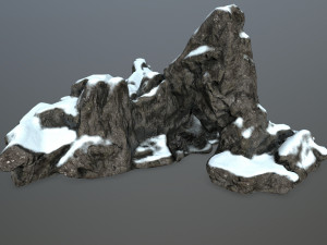 rock gate Model 3D