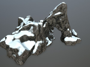 rock gate Model 3D