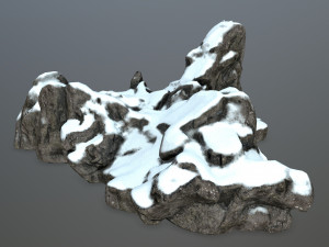 rock gate Model 3D