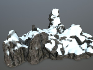 rock gate Model 3D
