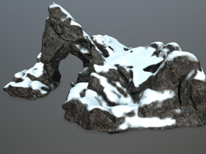 rock gate Model 3D