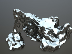 rock gate Model 3D