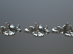 rock gate Model 3D