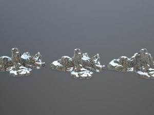 rock gate Model 3D