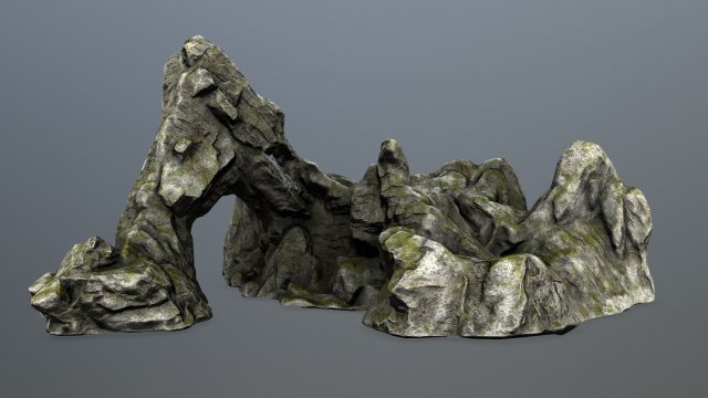 rock gate Modèle 3D .c4d .max .obj .3ds .fbx .stl .blend 