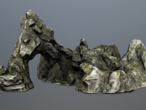 rock gate 3D Model