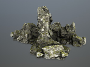 rock gate Modèle 3D