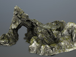 rock gate Modèle 3D