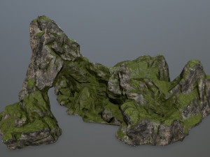 rock gate Modelo 3D