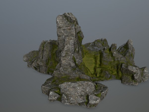 rock gate 3D 模型