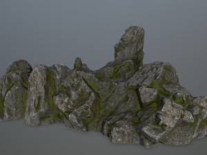 rock gate 3D 模型