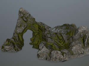 rock gate 3D 模型