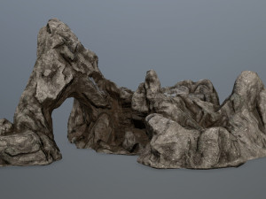 rock gate 3D मॉडल