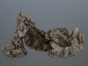 rock gate Model 3D