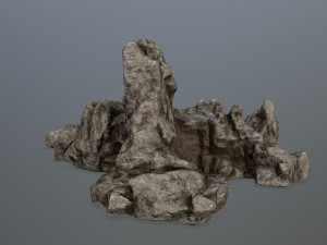 rock gate Model 3D