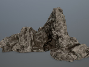rock gate Model 3D