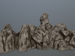 rock gate Model 3D
