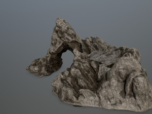 rock gate Model 3D