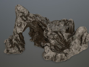 rock gate Model 3D