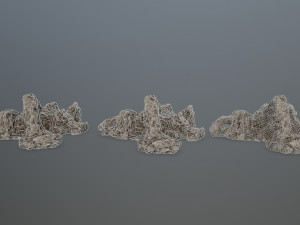 rock gate Model 3D