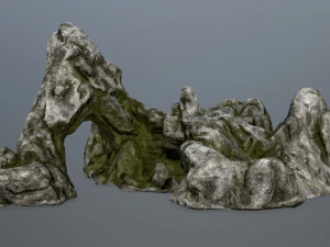 porte rocheuse Modèle 3D