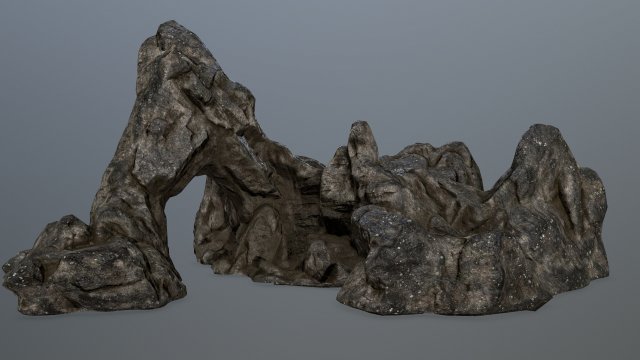 rock gate Modelo 3D .c4d .max .obj .3ds .fbx .stl .blend 