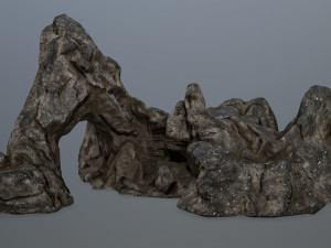 rock gate 3Dモデル
