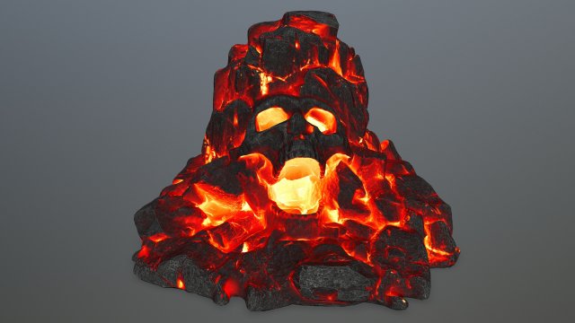 skull gate Modelo 3D .c4d .max .obj .3ds .fbx .stl .blend 