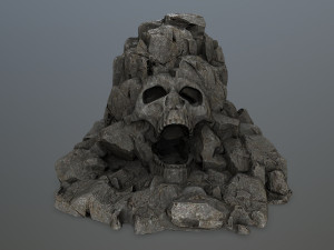 skull gate 3D मॉडल