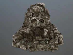 porta del teschio Modello 3D