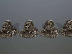skull gate 3Dモデル