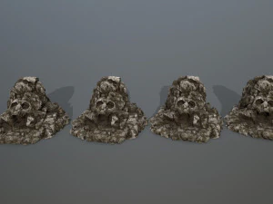port&atilde;o do cr&acirc;nio Modelo 3D
