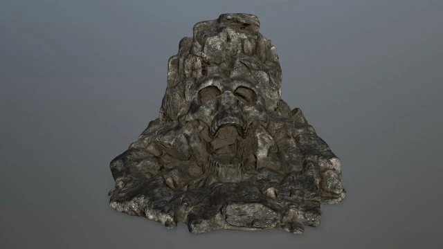 skull gate 3D Model .c4d .max .obj .3ds .fbx .stl .blend 