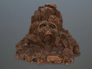 puerta del cráneo Modelo 3D