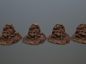 skull gate 3D 模型