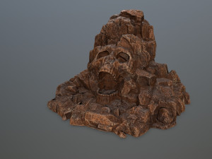 skull gate 3D 模型
